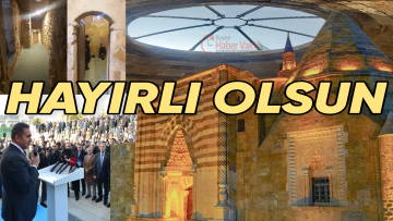 KIRŞEHİR CACABEY CAMİİ YENİDEN İBADETE AÇILDI