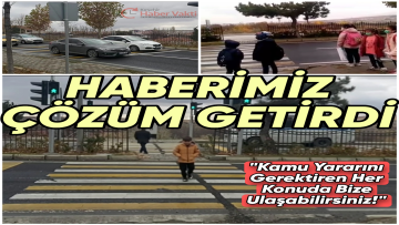 HABER SİTEMİZİN GÜNDEME GETİRDİĞİ O YOLA ÖNLEM