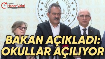 KIRŞEHİR’DE OKULLAR 20 ŞUBAT’TA AÇILIYOR