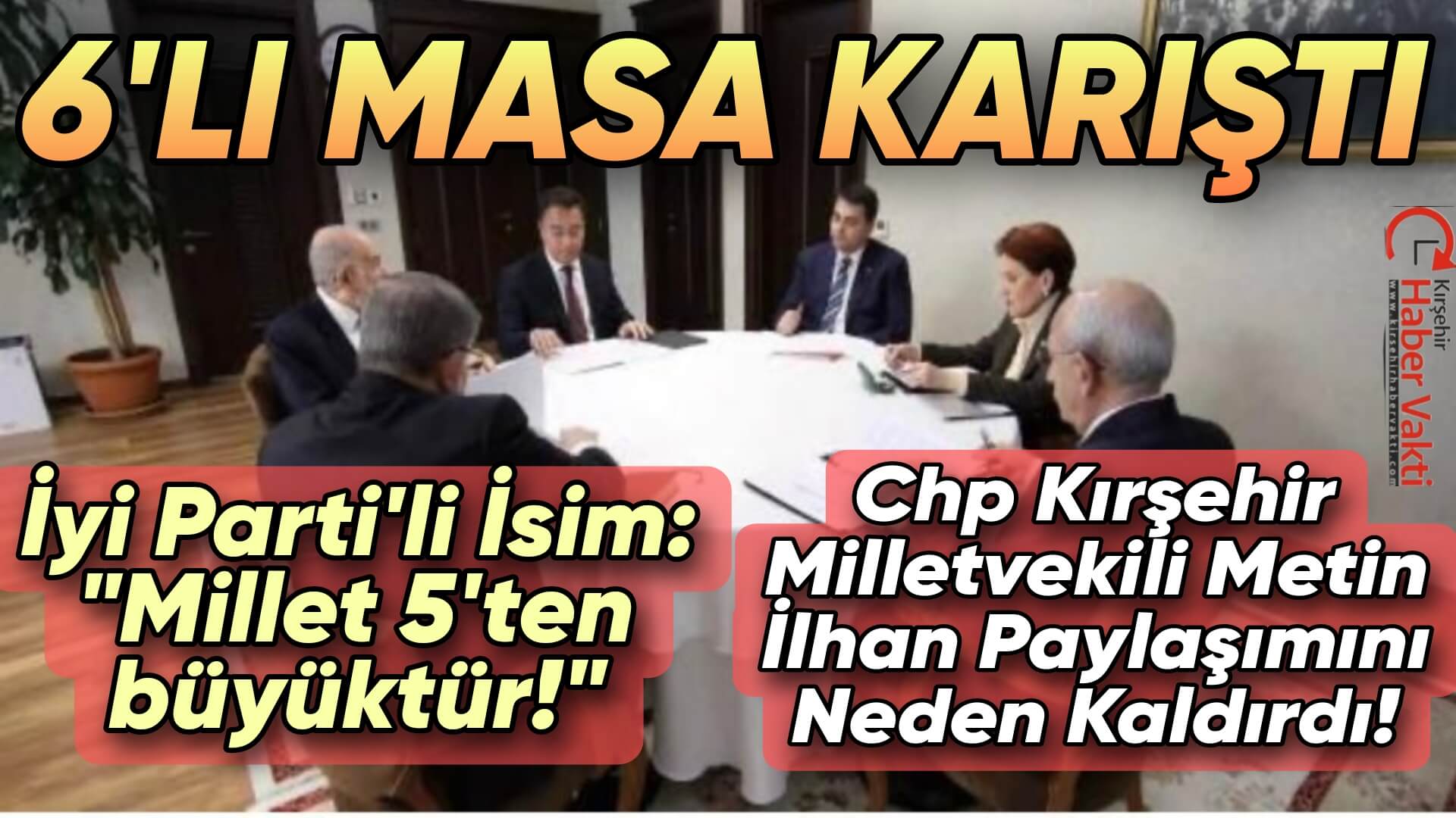 MİLLET İTTİFAKINDA ADAYLIK KRİZİ