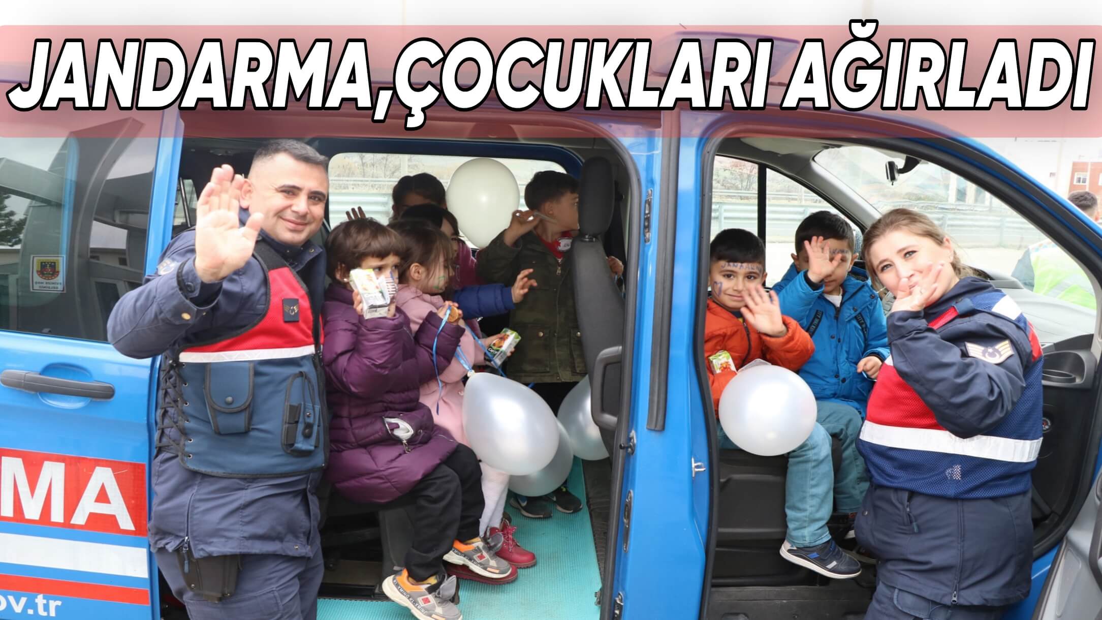 JANDARMA EKİPLERİ ÇOCUKLARA JANDARMAYI TANITTI