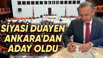 AK PARTİ ANKARA MİLLETVEKİLİ HACI TURAN ADAYLIK İÇİN İLK İMZAYI ATTI