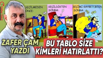 ZAFER ÇAM: ” BAZI ESKİ İSİMLER, KİBİRLİ SİYASİLER HURDALIĞA GİTSİNLER! “