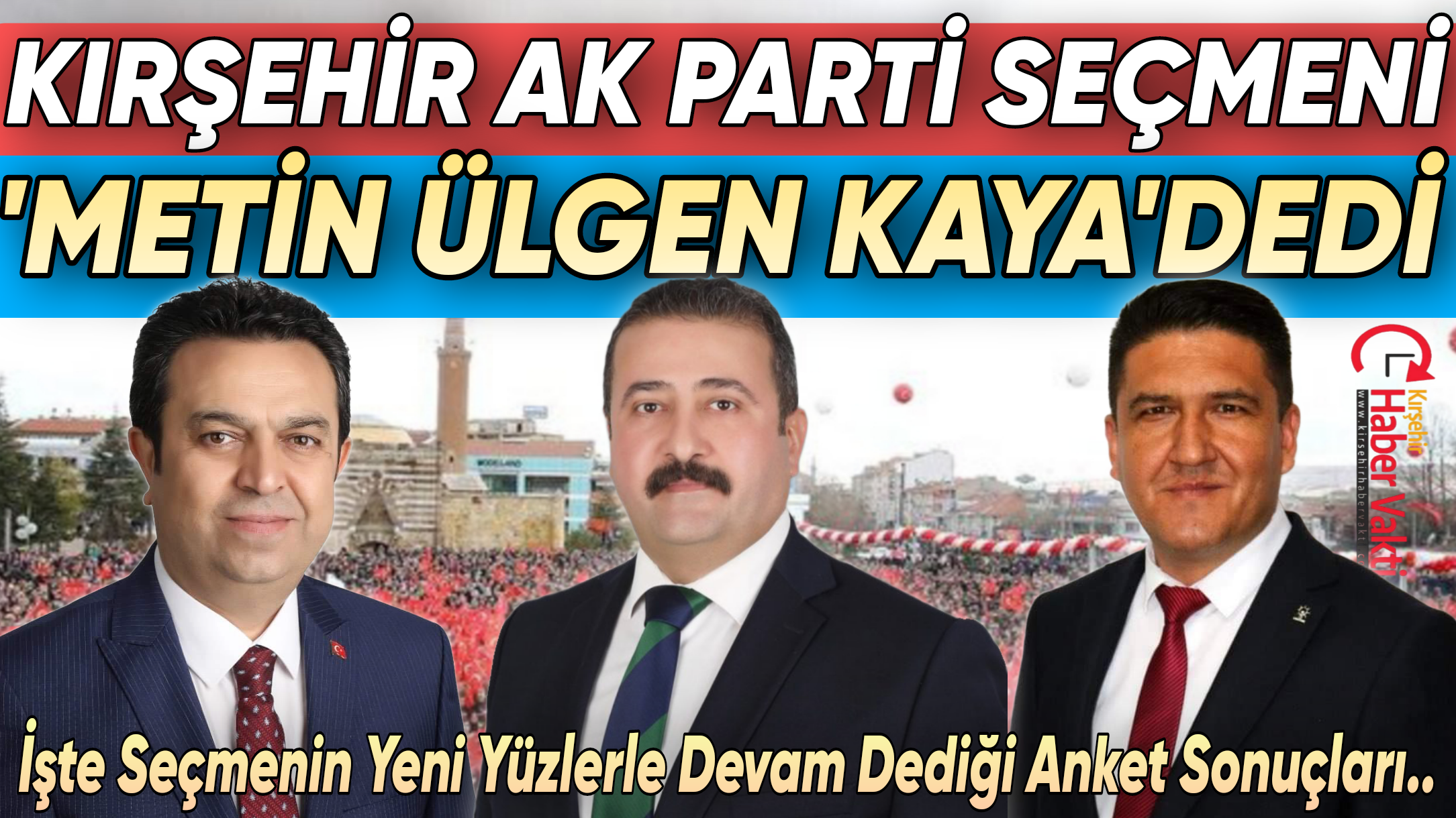 ”AK PARTİ KIRŞEHİR MİLLETVEKİLİ KİM OLMALI” SMS ANKETİ SONUÇLANDI