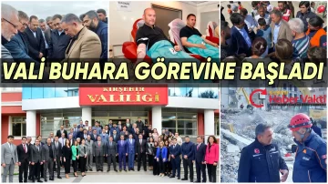 KIRŞEHİR VALİSİ BUHARA DEPREM BÖLGESİNDEN DÖNDÜ