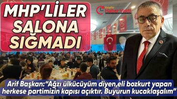 KIRŞEHİR’DE MHP’LİLER SALONA SIĞMADI