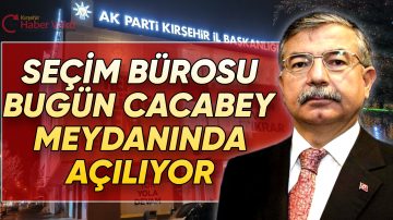 AK PARTİ SEÇİM BÜROSU CACABEY MEYDANINDA AÇILIYOR