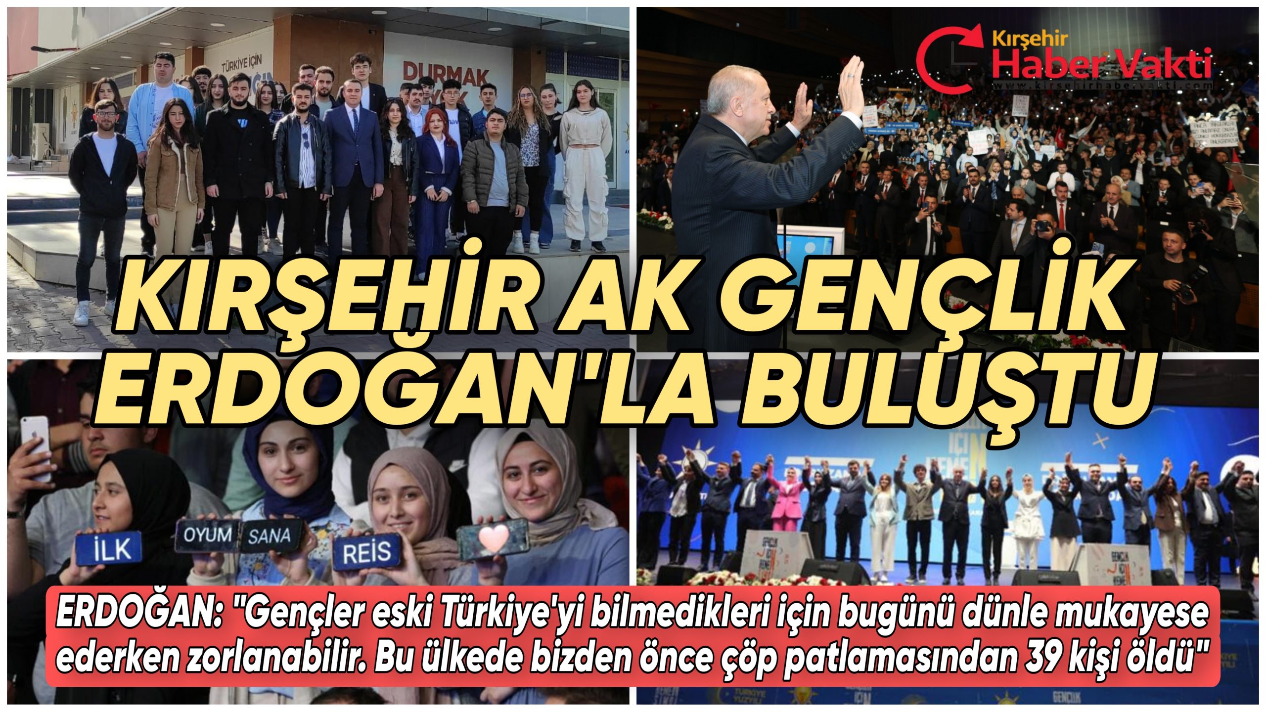 Kırşehir Ak Parti Gençliği, Gençlik Kolları Başkanı Haydar Bilgin ile
