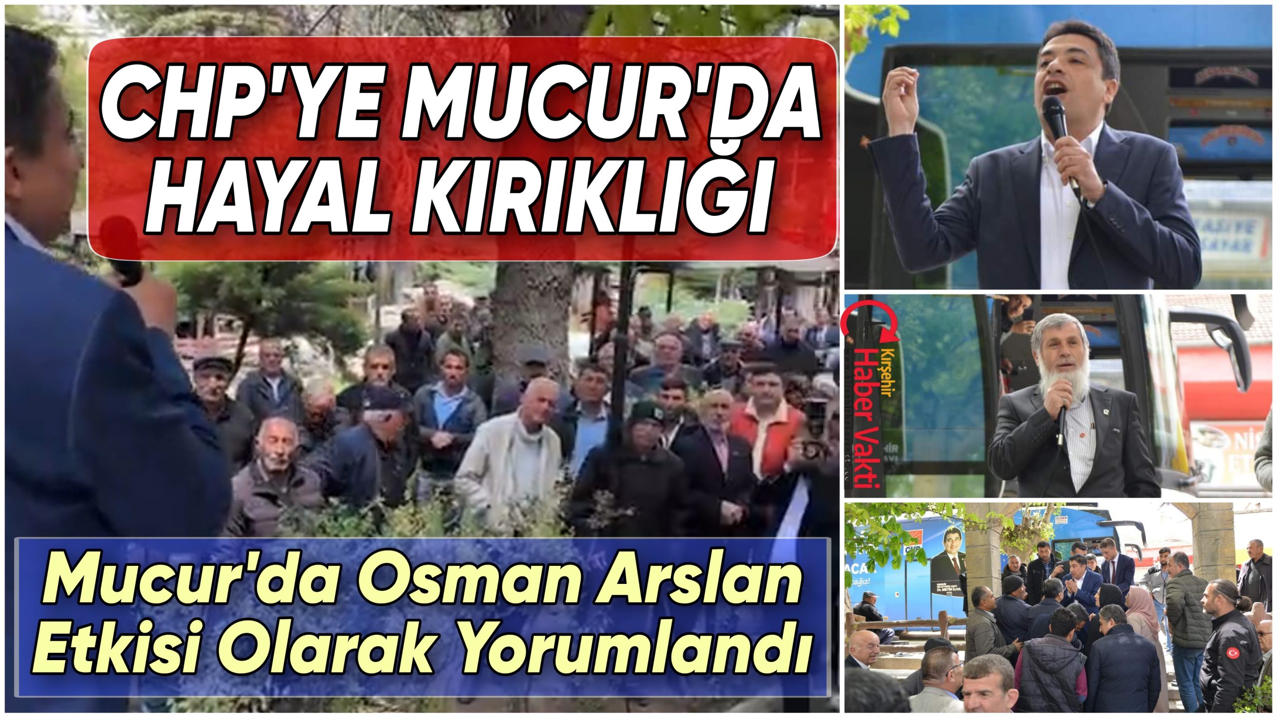 CHP MUCUR’ DA UMDUĞUNU BULAMADI
