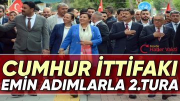 KIRŞEHİR’DE CUMHUR İTTİFAKI SEÇMENLE BULUŞTU