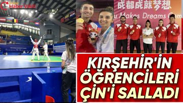 AHİ EVRAN ÜNİVERSİTESİ ÖĞRENCİLERİNDEN ULUSLARARASI BAŞARI