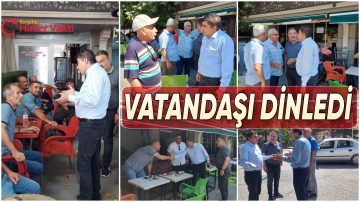 CHP MİLLETVEKİLİ İLHAN VATANDAŞLA BULUŞTU