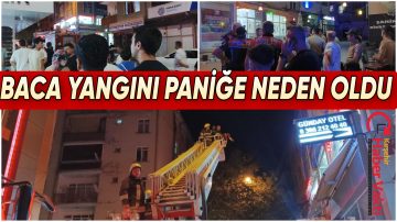 KIRŞEHİR KENT MERKEZİNDE KORKUTAN YANGIN