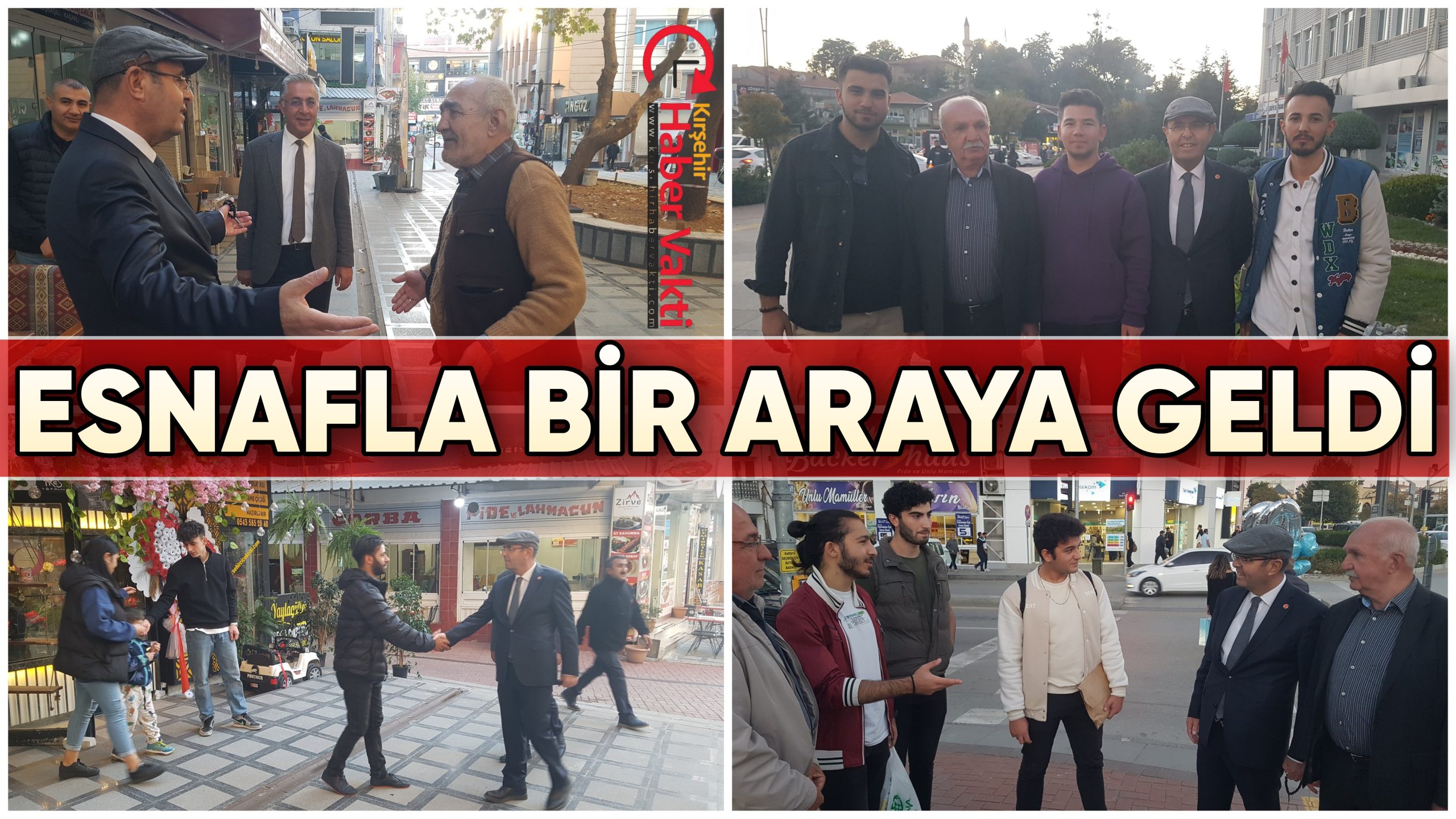 BAŞKAN EKİCİOĞLU ESNAF VE VATANDAŞLARLA BULUŞTU
