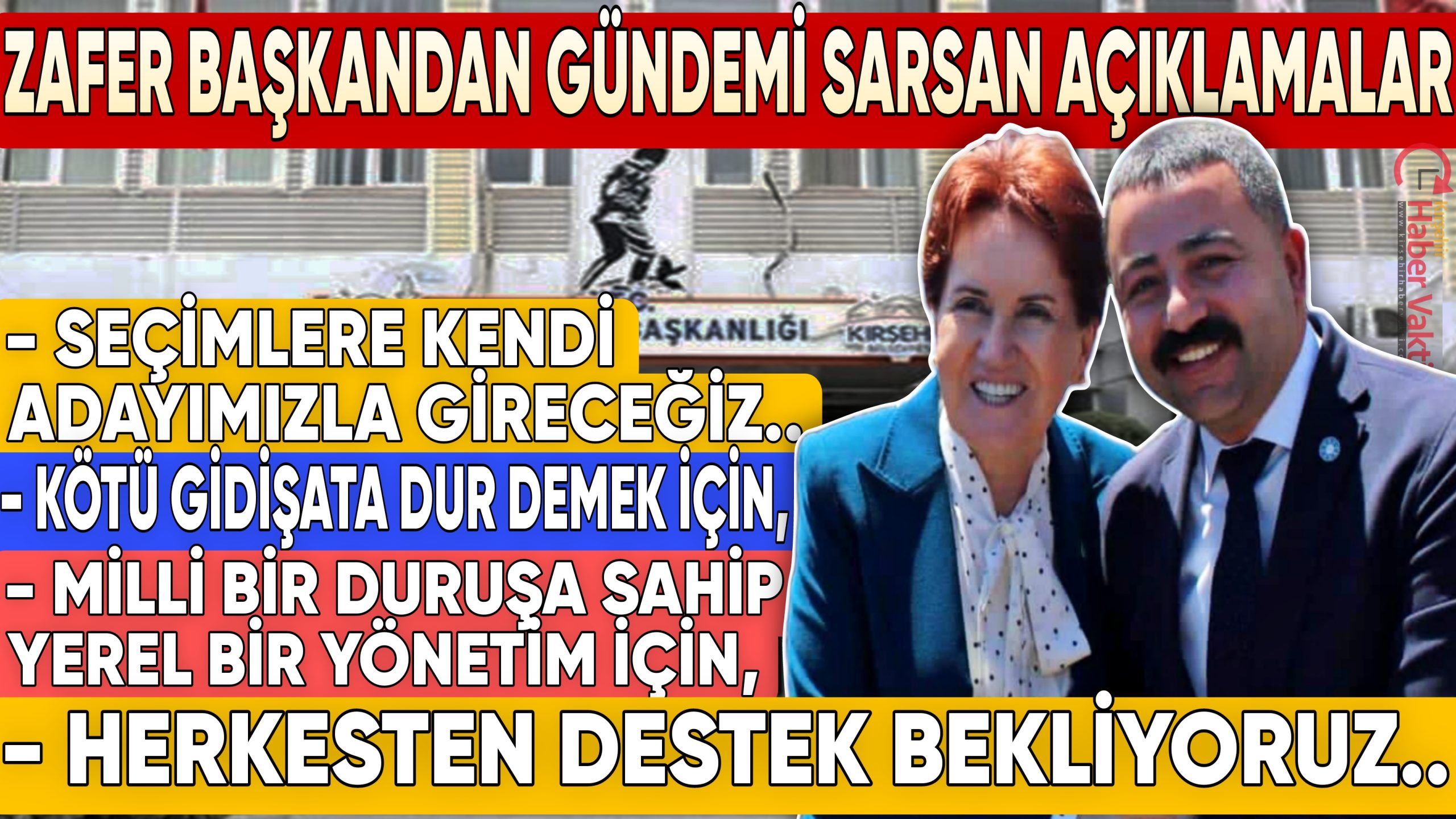 İYİ PARTİLİ GENÇ SİYASETÇİ ZAFER SATILMIŞ’TAN NET AÇIKLAMALAR