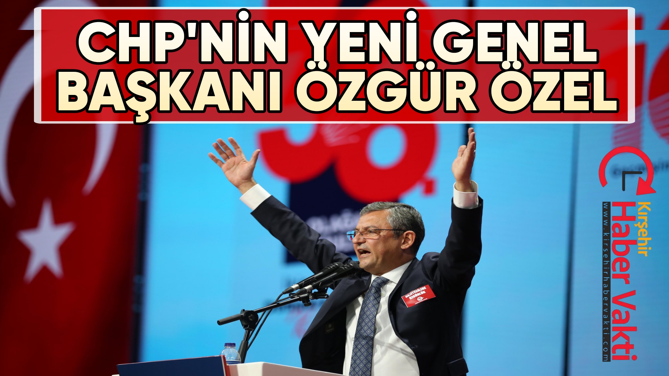 CHP’nin Ankara Spor Salonu’nda gerçekleşen 38. Olağan Kurultayı’nda Özgür Özel