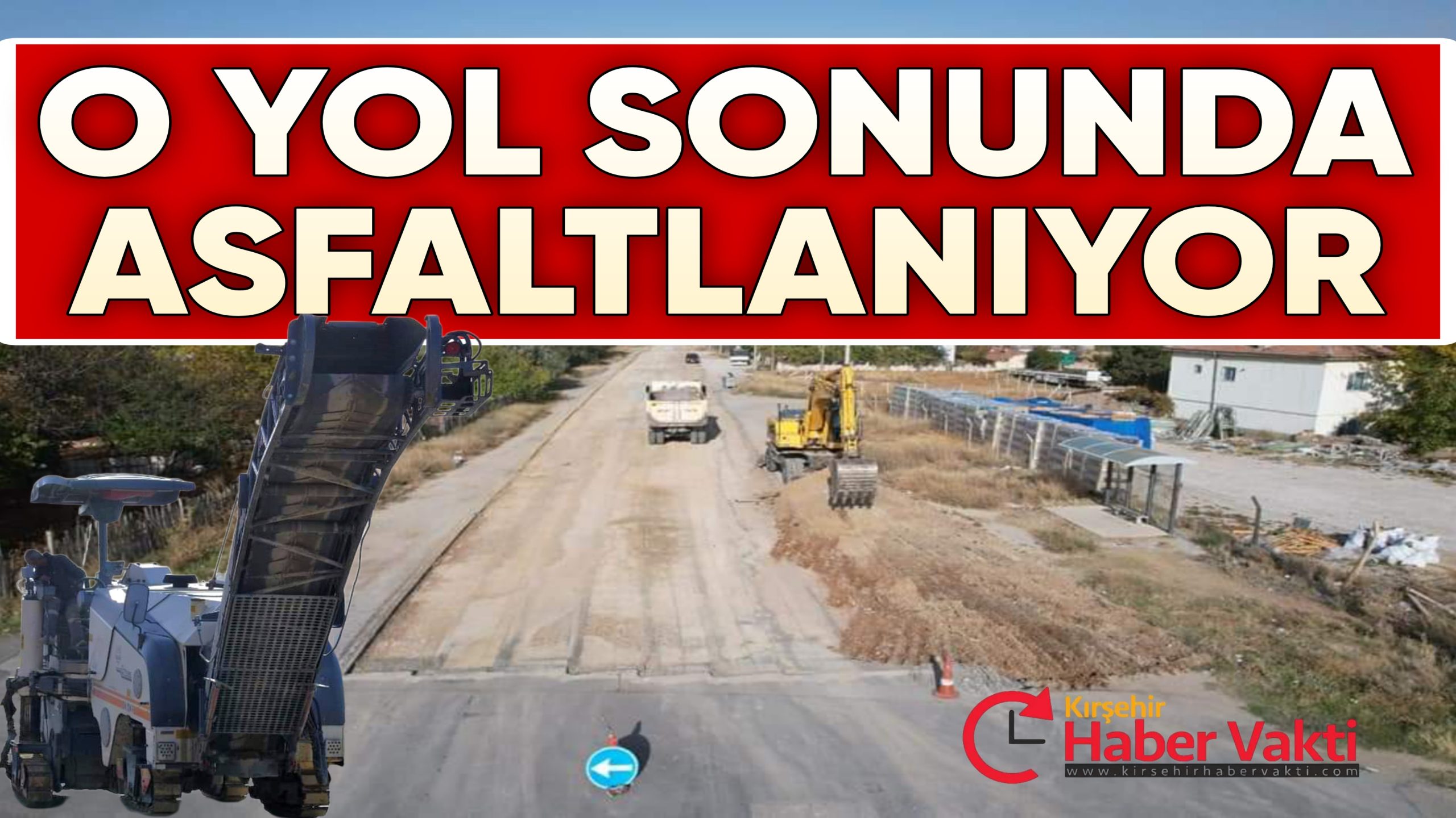 SANAYİ YE ÇIKAN ÖNEMLİ YOL SONUNDA ASFALTLANIYOR