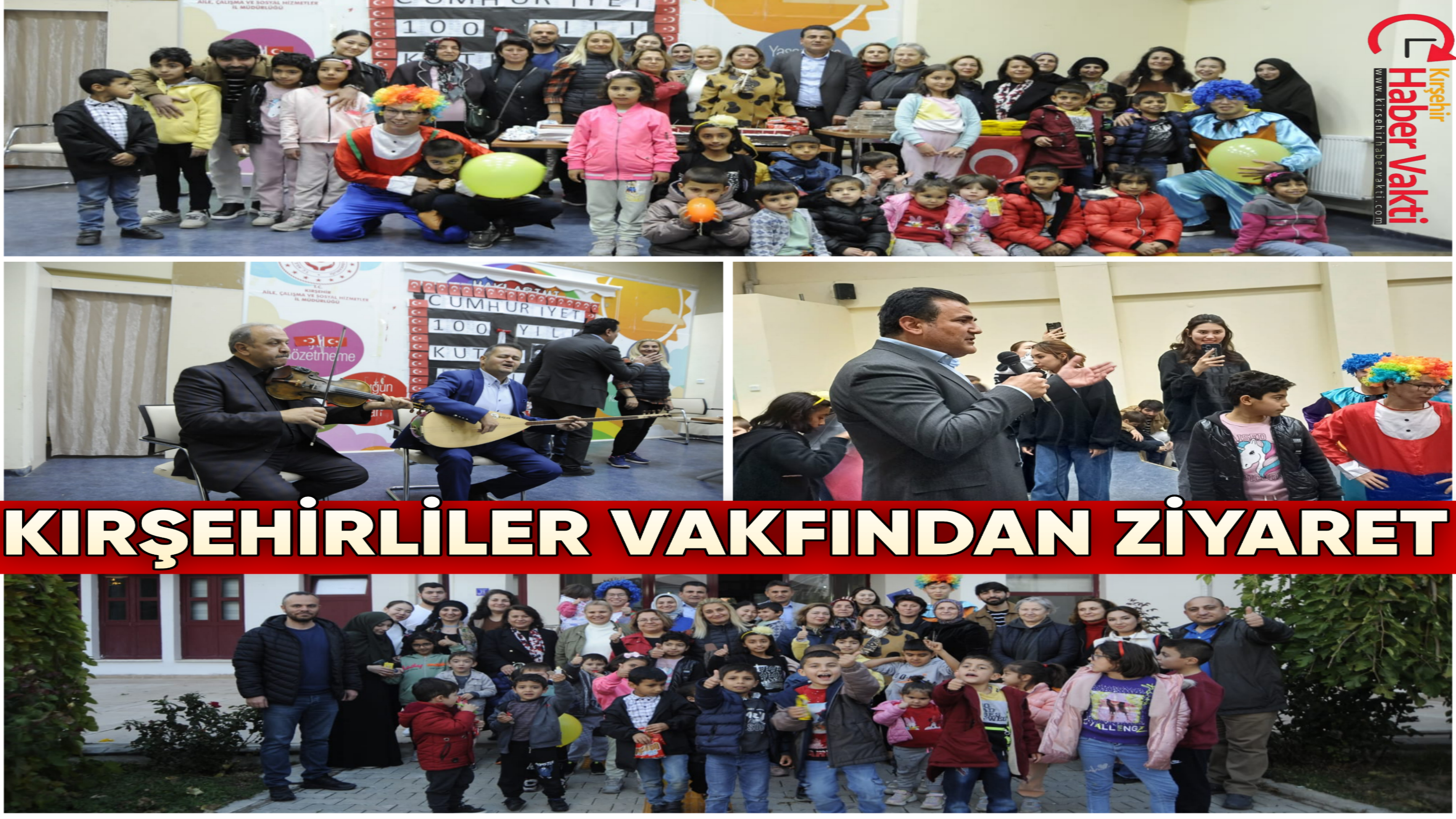 KIRŞEHİRLİLER VAKFINDAN SEVGİ EVLERİNE ZİYARET