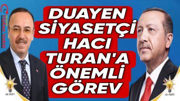 KIRŞEHİR’İN EVLADI HACI TURAN, AK PARTİ GENEL BAŞKAN VEKİLİ YARDIMCISI GÖREVİNE GETİRİLDİ