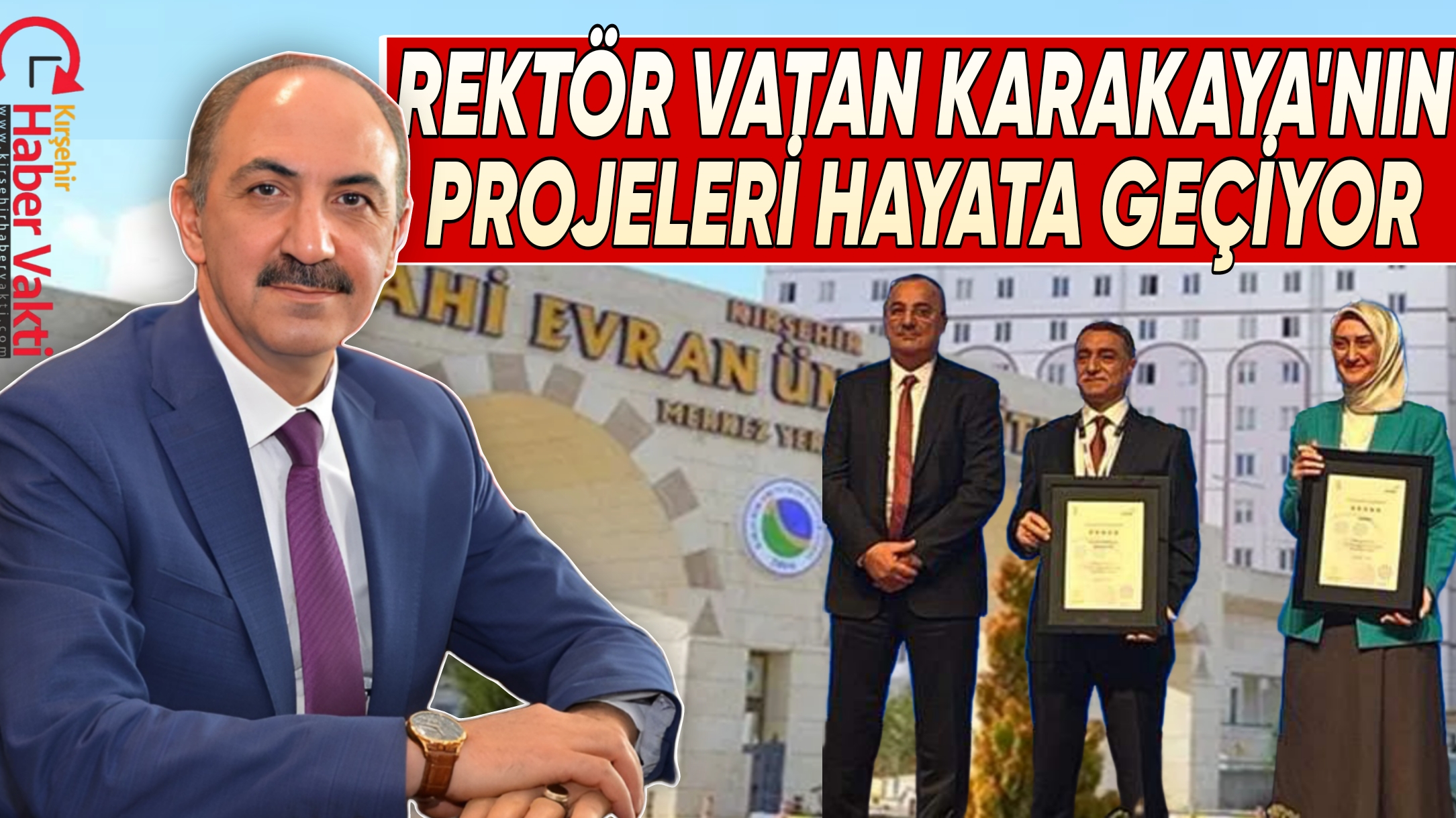 REKTÖR KARAKAYA GİTSEDE ESERLERİ BİR BİR HAYATA GEÇİYOR