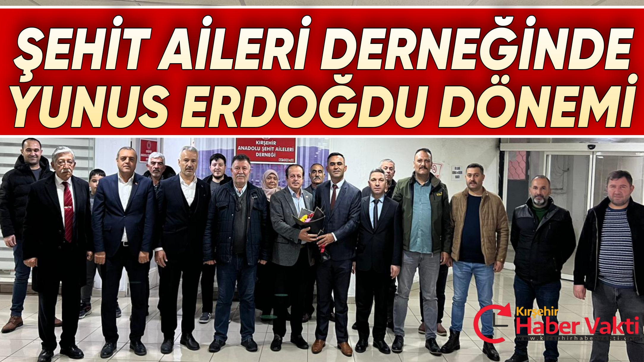 Kırşehir Anadolu Şehit Aileleri Derneği olağanüstü genel kurulunda Yunus Erdoğdu