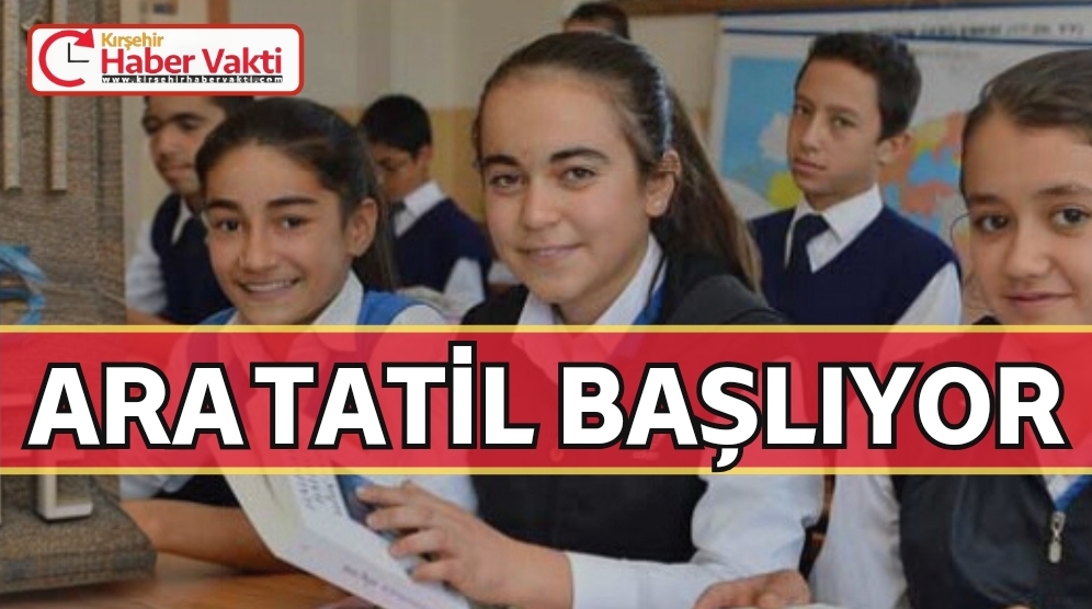 ARA TATİL ZİLİ CUMA GÜNÜ ÇALACAK