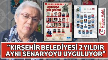 BİR HAFTADA 2. KEZ DÜZENLENEN AŞIKPAŞA ŞİİR ŞÖLENİNE ŞAAİR VE YAZARLARDAN TEPKİ