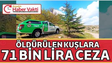 DURDURULAN ARAÇTA ÖLÜ BULUNAN KUŞLAR İÇİN 71 BİN LİRA CEZA KESİLDİ