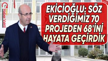 KIRŞEHİR BELEDİYE BAŞKANI EKİCİOĞLU: ‘SÖZ VERDİĞİMİZ 70 PROJENİN TAMAMINA YAKININI HAYATA GEÇİRDİK!’