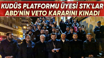 KIRŞEHİR KUDÜS PLATFORMUNDAN AMERİKA’NIN VETO KARARI HAKKINDA BASIN AÇIKLAMASI