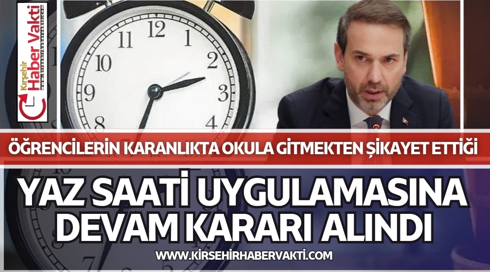 Türkiye’de 2016 yılından itibaren uygulanmayan kış saati uygulamasına tepkiler sürerken