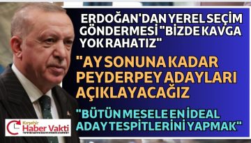 AY SONUNA KADAR ADAYLAR AÇIKLANACAK
