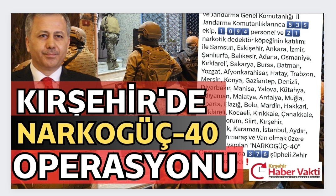 Kırşehir’in de aralarında olduğu 47 ilde eş zamanlı olarak düzenlenen