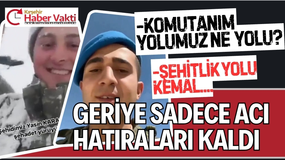 ŞEHİTLERİMİZDEN GERİYE KALAN ACI HATIRALAR..