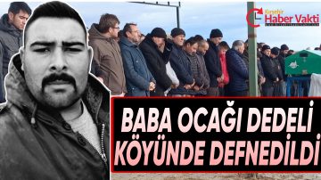 FECİ KAZADA HAYATINI KAYBEDEN GENÇ SON YOLCULUĞUNA UĞURLANDI