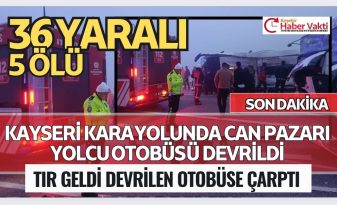 MALATYA KAYSERİ KARAYOLUNDA CAN PAZARI 36 YARALI…
