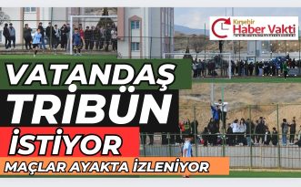 VATANDAŞ BAĞBAŞI TESİSLERİNE TRİBÜN İSTİYOR