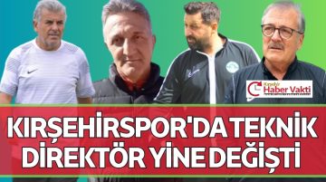 İLK YARIDA 3 TEKNİK DİREKTÖR DEĞİŞTİREN KIRŞEHİRSPOR KÜME DÜŞME HATTINA GİRDİ
