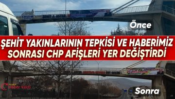 CHP O YANLIŞINDAN DÖNDÜ, AFİŞLER KALDIRILDI!