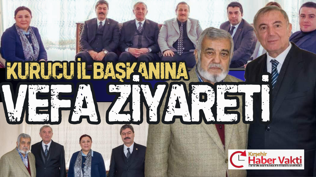 AK PARTİ’DEN KURUCU İL BAŞKANINA VEFA ZİYARETİ