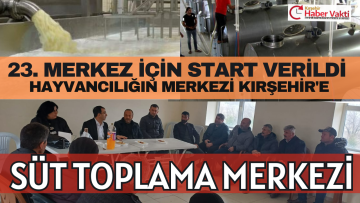 KAMAN YENİYAPAN KÖYÜNE SÜT TOPLAMA MERKEZİ KURULACAK