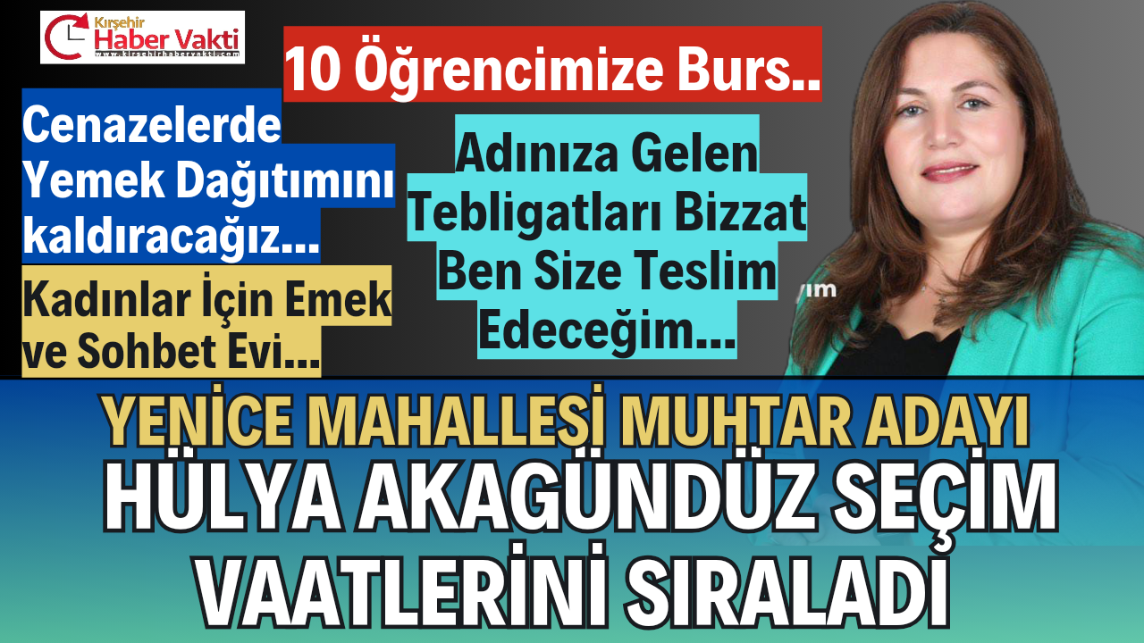 MUHTAR ADAYI HÜLYA AKAGÜNDÜZ VAATLERİNİ SIRALADI.