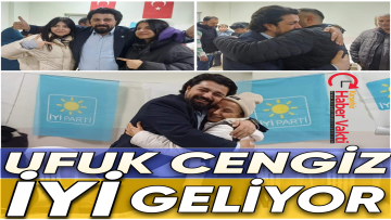 İYİ PARTİ BELEDİYE BAŞKAN ADAYI UFUK CENGİZ’E YOĞUN İLGİ