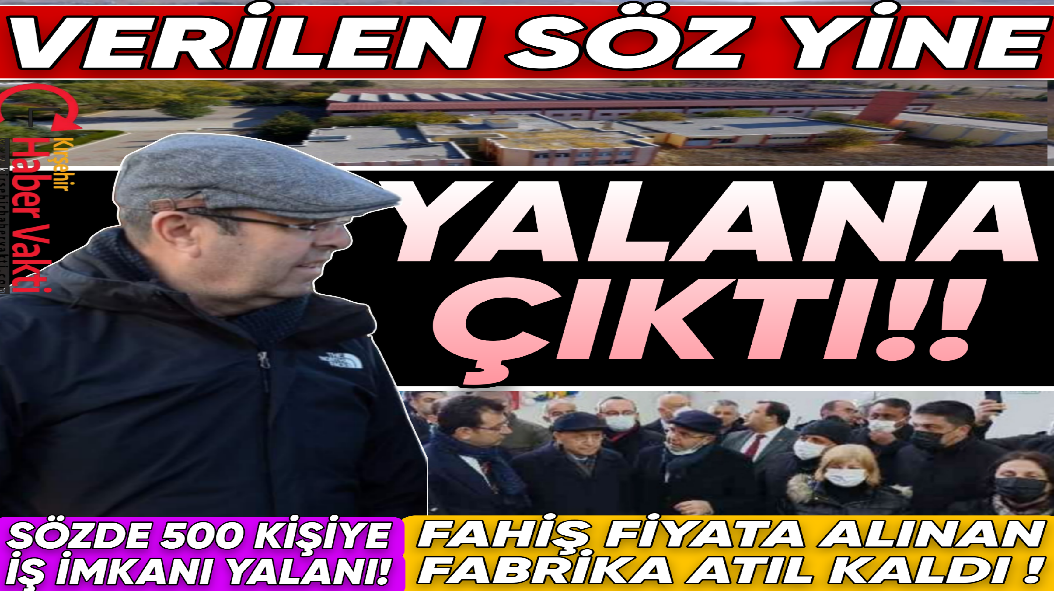 CHP’Lİ BELEDİYE’NİN ‘YENİ ALDIĞIMIZ FABRİKADA 500 KİŞİ İSTİHDAM EDECEĞİZ’ VAADİ DE YALANA ÇIKTI