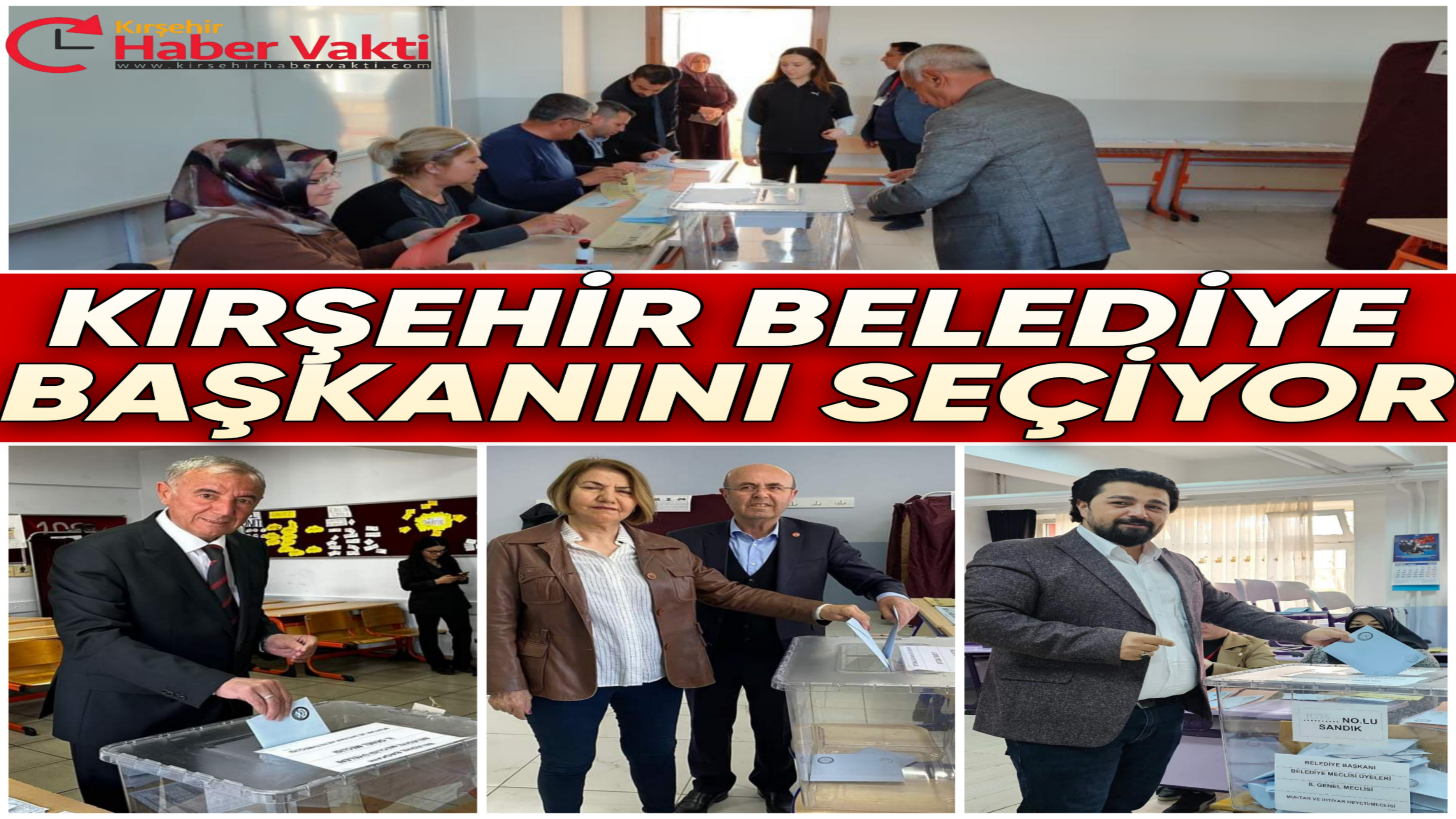 KIRŞEHİR’DE VATANDAŞLAR ERKEN SAATLERDEN İTİBAREN SANDIK BAŞINA GİTTİ