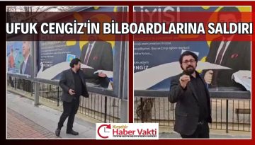 İYİ PARTİ’NİN BİLBOARDLARINA SALDIRI