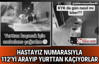 KYK ÖĞRENCİLERİNİN ŞIMARIKLIĞI 112 EKİPLERİNİ ÇİLEDEN ÇIKARTTI