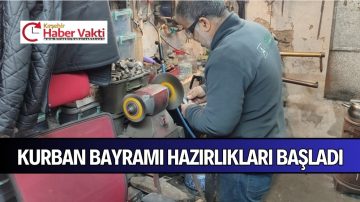 KURBAN BAYRAMI HAZIRLIKLARI BAŞLADI