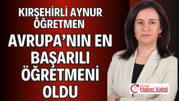 AYNUR ÖĞRETMEN GURURUMUZ OLDU