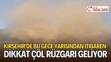 ÇÖL RÜZGARLARI GELİYOR